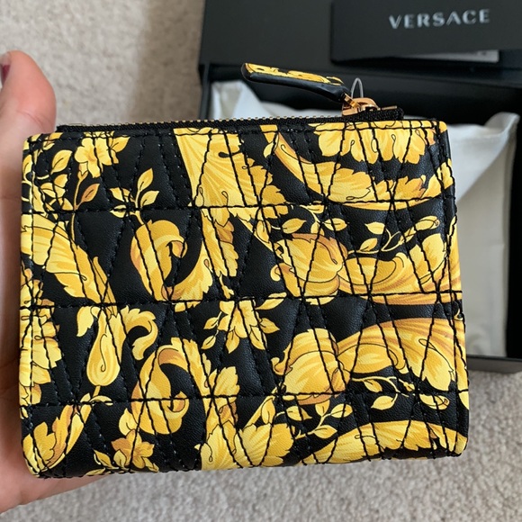 Versace Borocco Print Wallet - Picture 3 of 7